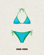 Ari top - Aqua Lime