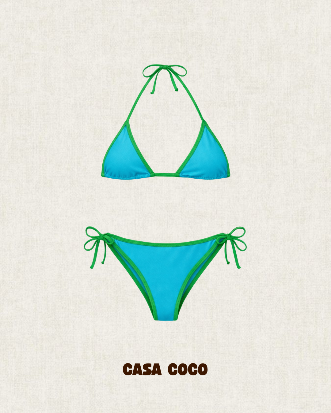 Ari top - Aqua Lime