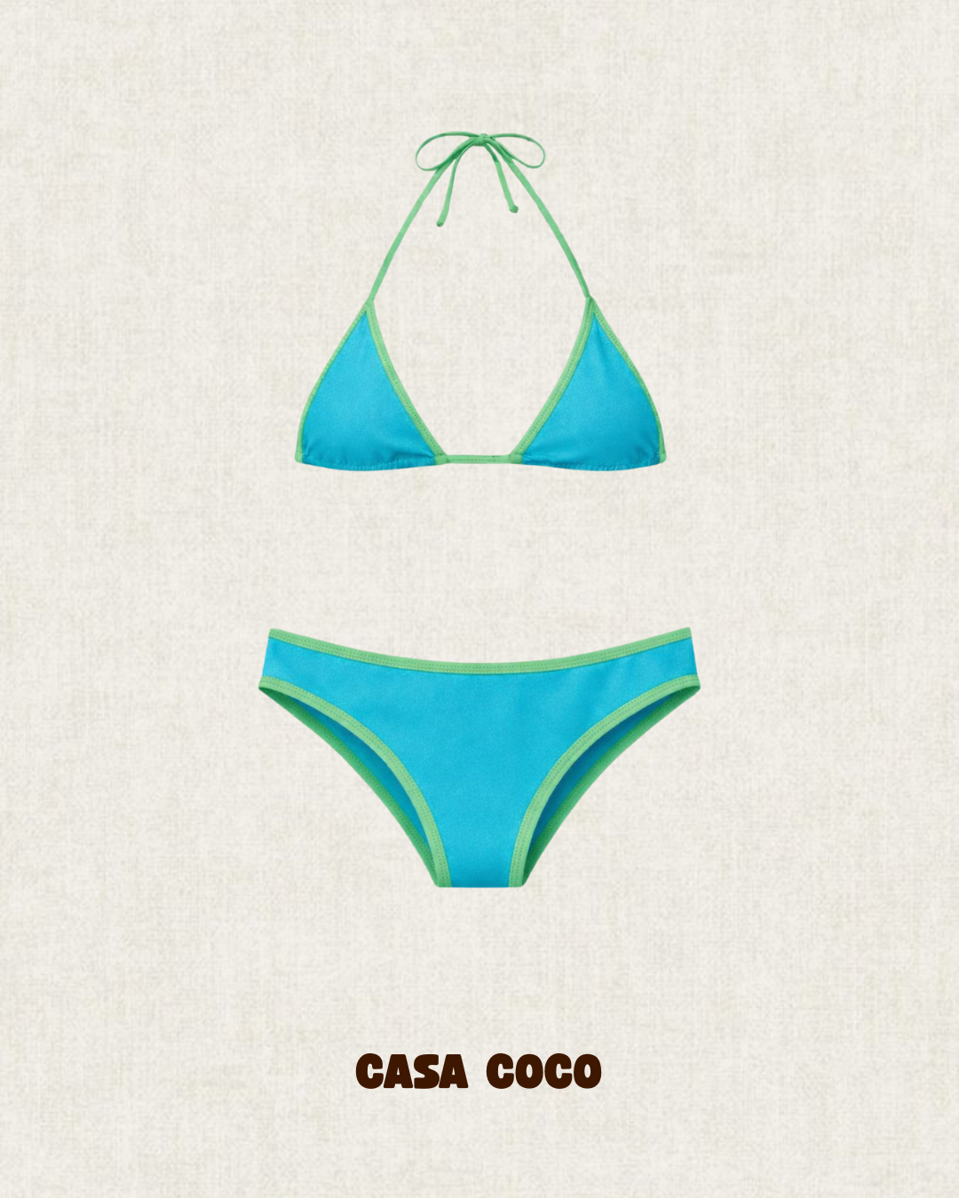 Polo bottom - Aqua Lime