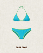 Ari top - Aqua Lime